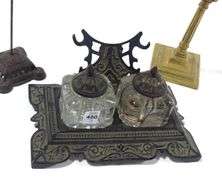 STANDISH, LETTER SPIKE AND CANDLESTICK