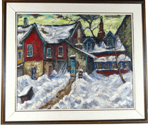 LARGE OIL BY ROSS ROBERTSHAW