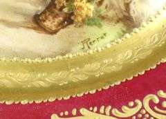 PAIR PORCELAIN PLATES