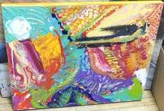 THREE "ABSTRACT" ARTWORKS