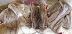 THREE VINTAGE MINK COATS