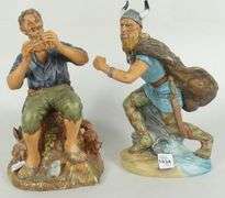 2  ROYAL DOULTON MATTE FIGURINES