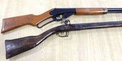 TWO TOY RIFLES