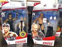FIVE MATTEL WWE "ELITE" ACTION FIGURES