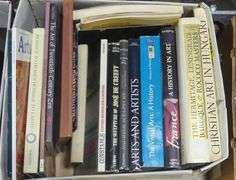 TWO BOX LOTS OF ART RELATED BOOKS