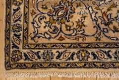 WHITE KASHAN CARPET