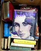 TWO BOX LOTS OF BOOKS AND MAGAZINES