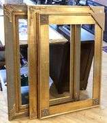 THREE LARGE GILTWOOD FRAMES