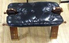 CAMEL SADDLE FOOTSTOOL