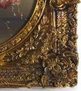 IMPRESSIVE FRAME WITH STILL LIFE OIL