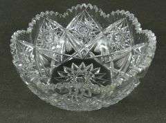 FOUR PIECES HAND-CUT CRYSTAL