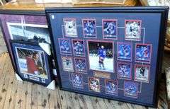 THREE FRAMED HOCKEY PRINTS
