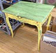 PAINTED LADIES' WORK TABLE