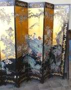 EIGHT-PANEL ASIAN FLOOR SCREEN