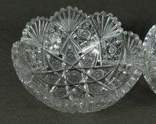 FOUR PIECES HAND-CUT CRYSTAL