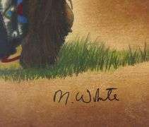 PAIR M. WHITE LITHOGRAPHS