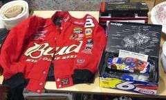 THREE NASCAR MODELS AND JACKET