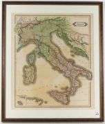 ANTIQUE MAP OF ITALY
