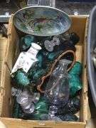 BOX LOT OF BLUE MOUNTAIN POTTERY, ETC.