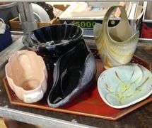 ART POTTERY AND DISHES