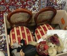 DOLLS, PLUSH TOYS AND DOLL CHAIRS