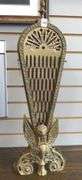 BRASS "FAN" FIREPLACE SCREEN