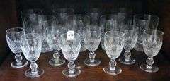 WATERFORD "COLLEEN" TUMBLERS AND SHERRIES