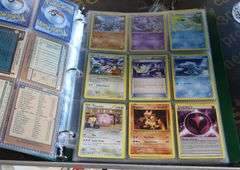 BASEBALL, POKEMON AND MEGAMAN CARDS