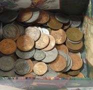 BOX LOT OF COINS