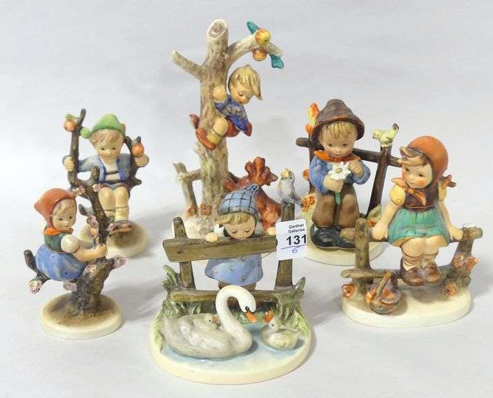 SIX HUMMEL FIGURINES