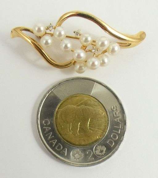 CERTIFIED PEARL & GOLD PENDANT