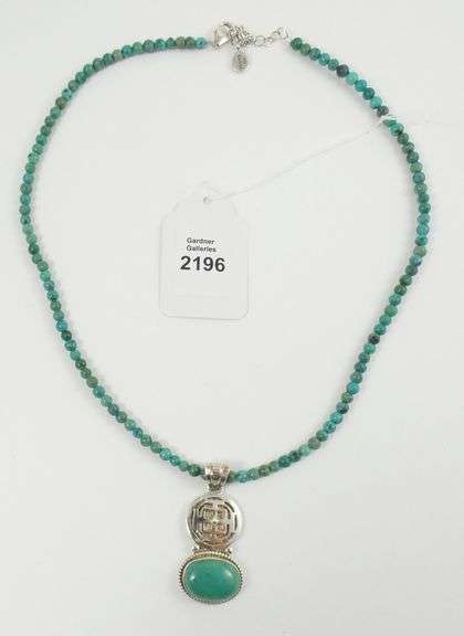TURQUOISE PENDANT NECKLACE