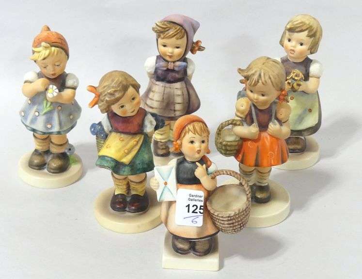 SIX HUMMEL FIGURINES