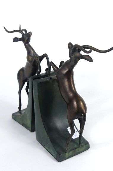 PAIR FIGURAL BOOKENDS