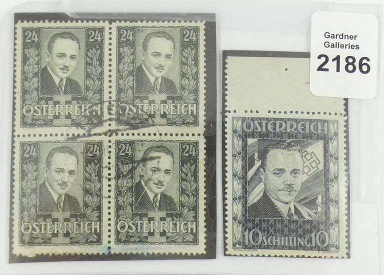 VALUABLE AUSTRIAN STAMPS