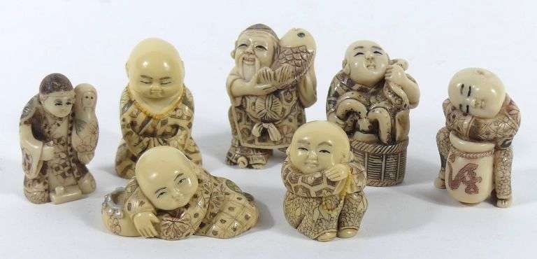 SET OF JAPANESE NETSUKES