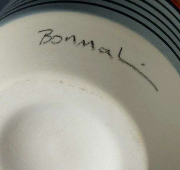 PAIR MCM CRYSTAL ASHTRAYS & CERAMIC VASE