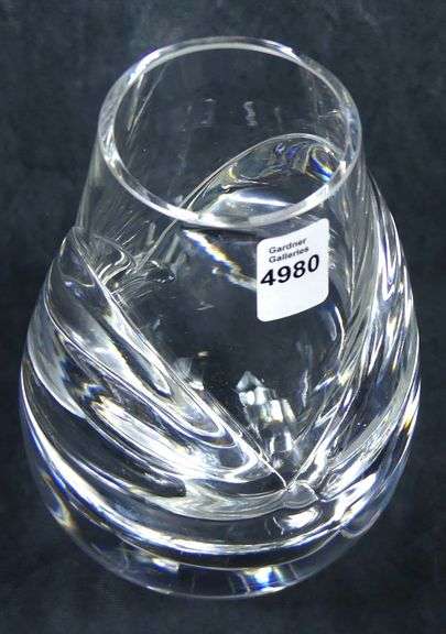 MATS JONASSON CRYSTAL VASE