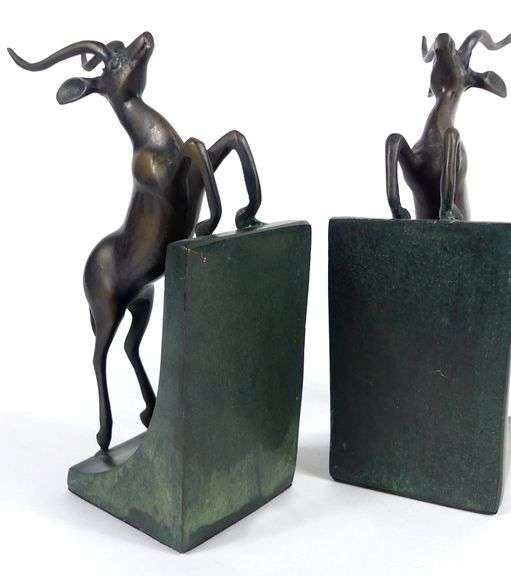 PAIR FIGURAL BOOKENDS