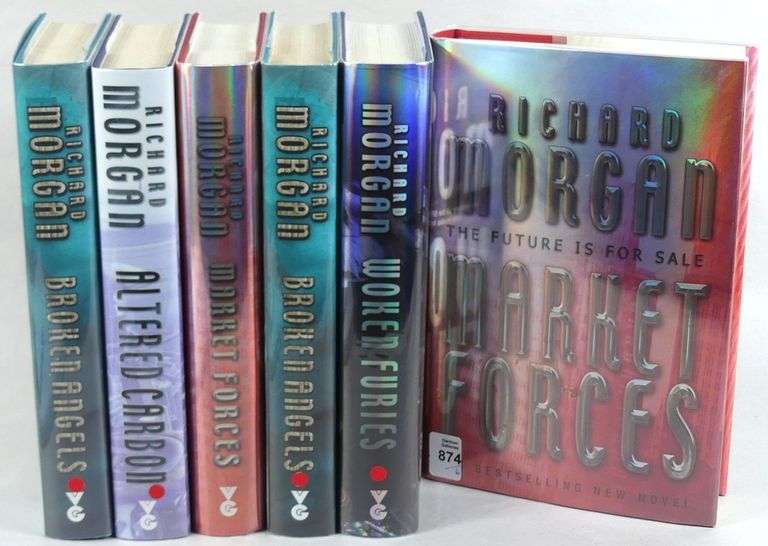 6 SIGNED FIRST EDITIONS BY RICHARD MORGAN