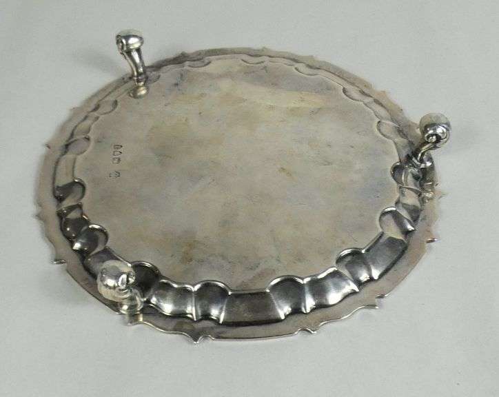 ENGLISH STERLING SILVER SALVER