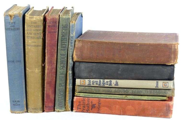 ANTIQUE SCHOOL NOVELS & TEXTBOOKS