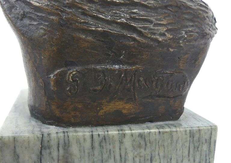 GIOVANNI DE MARTINO BRONZE BUST