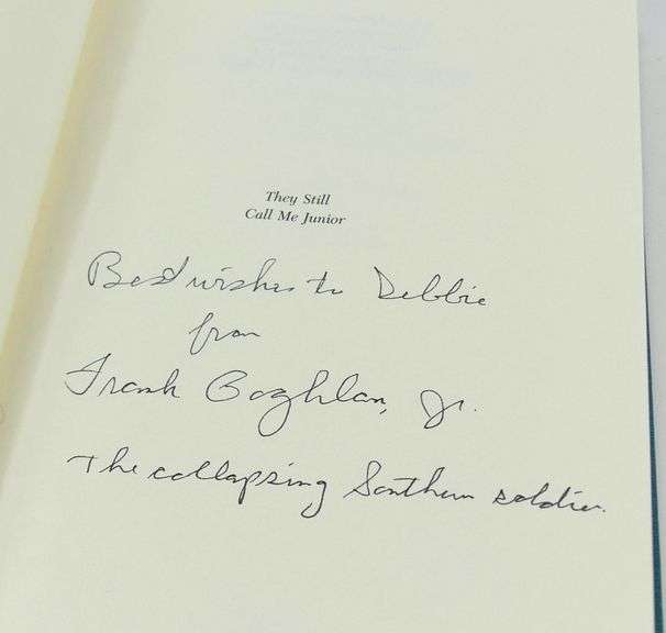 FRANK "JUNIOR" COGHLAN & FRANZ MOHR AUTOGRAPHED BOOKS