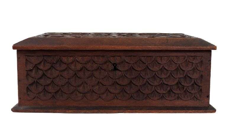 CARVED STORAGE BOX