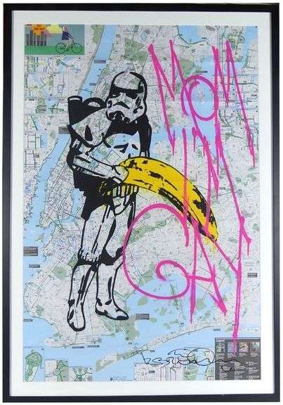POP ART IN THE STYLE OF BANKSY