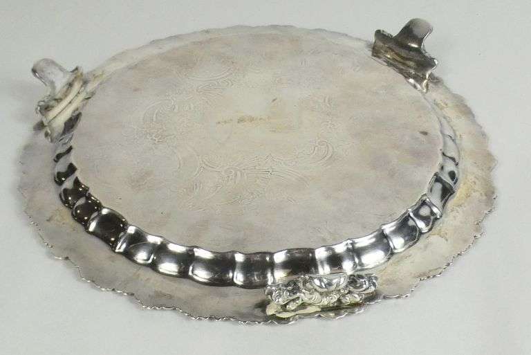 ENGLISH SILVER SALVER