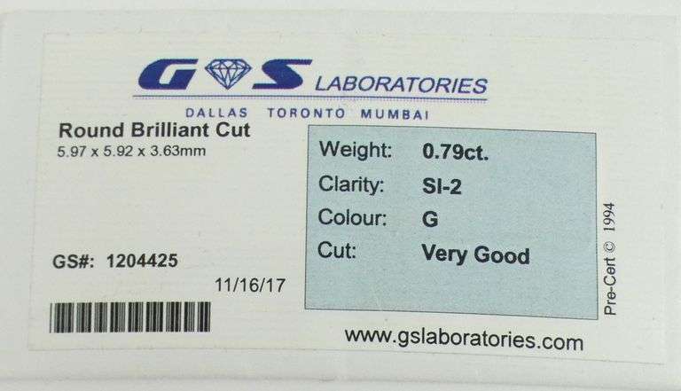 CERTIFIED DIAMOND RING