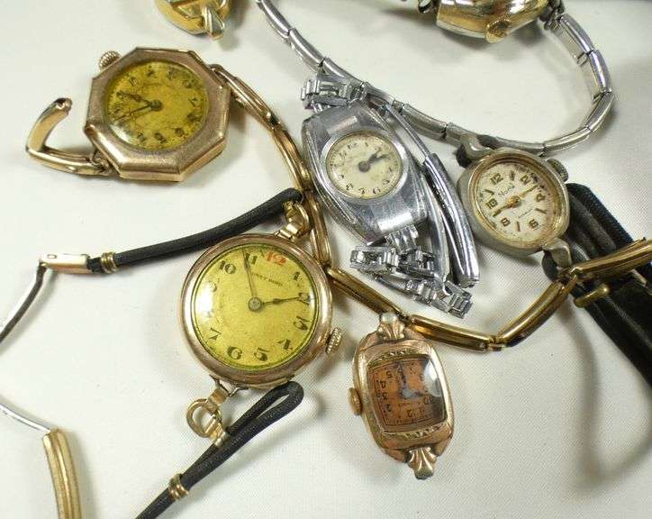 11 ANTIQUE/VINTAGE WRISTWATCHES