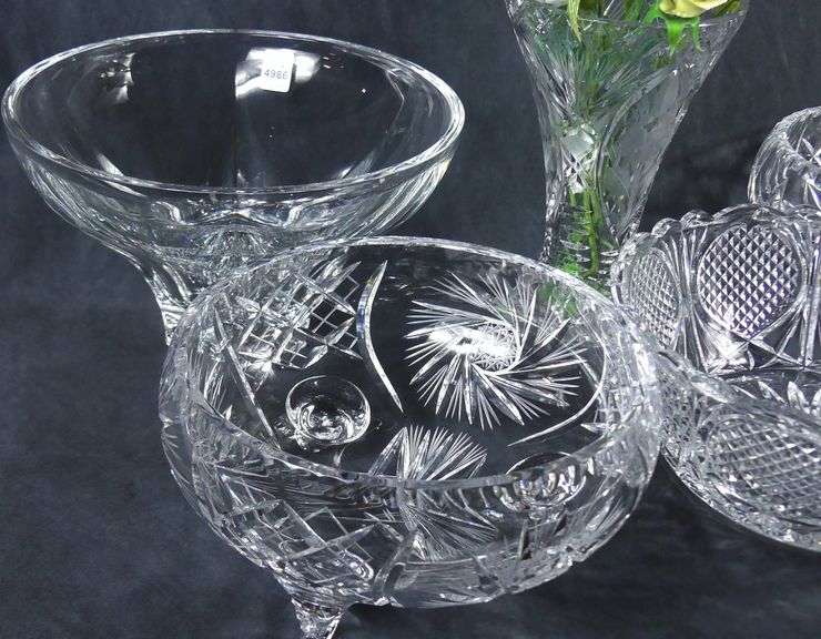 CRYSTAL BOWLS & VASES